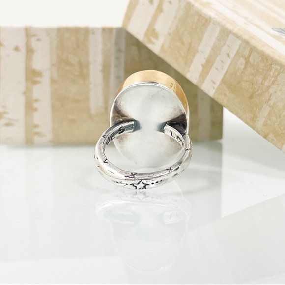 Sundance Moon Gazer 14kt and Moonstone Ring Size 5.5 - Picture 4 of 5